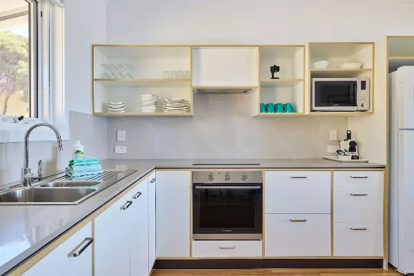 Fully equipped kitchen in a Stay Rottnest self-contained unit