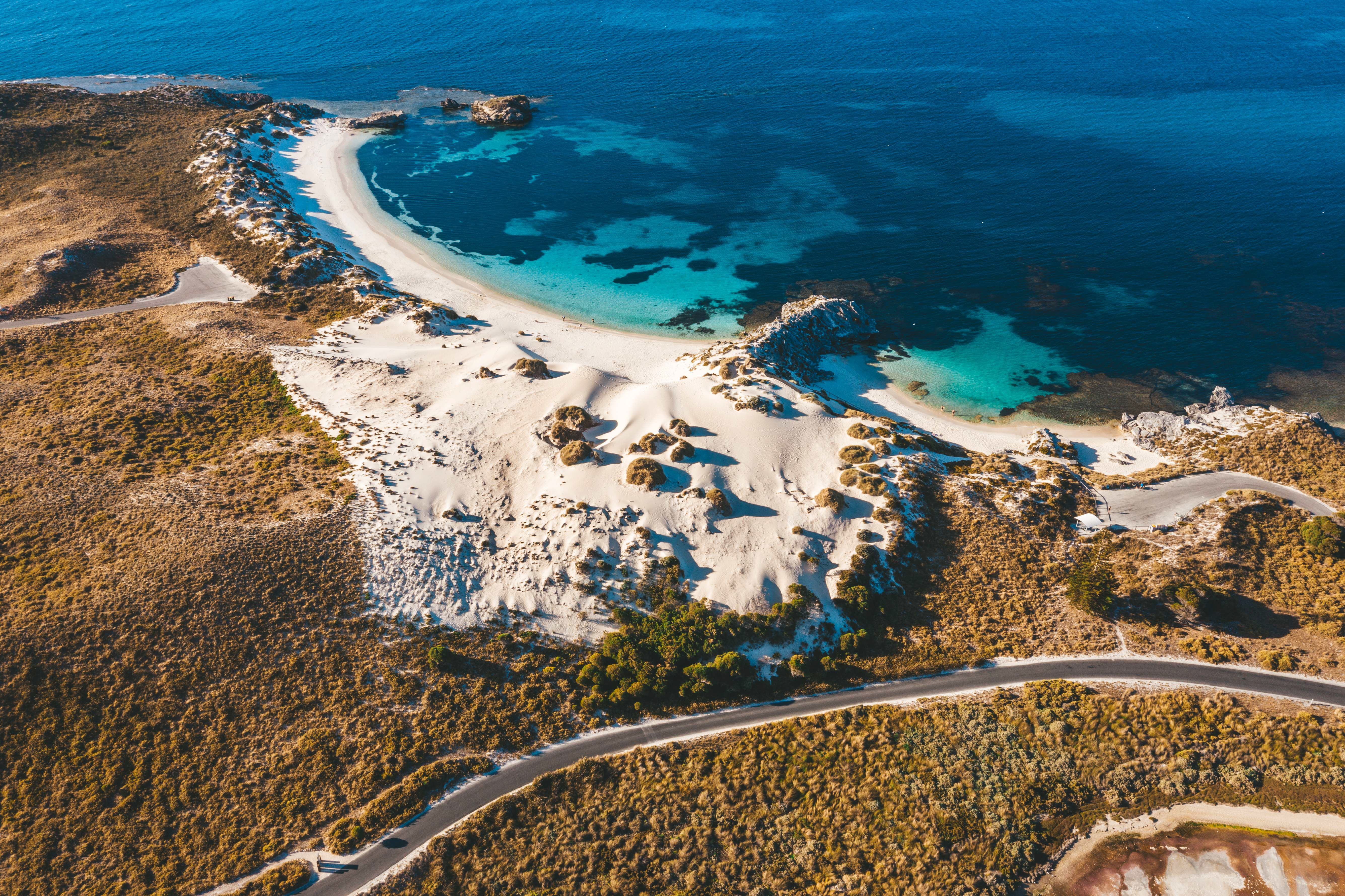 Aerial of Little Parakeet Bay