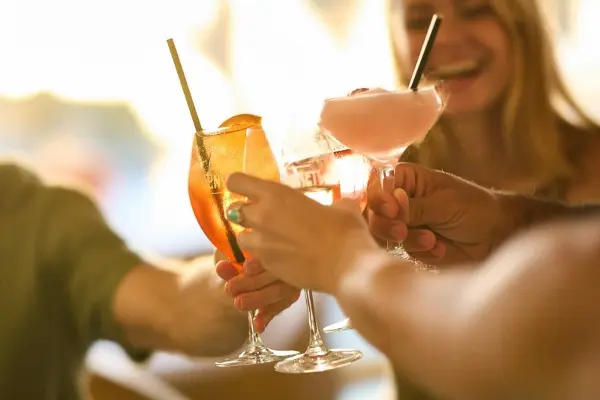 Enjoy a spritz with friends