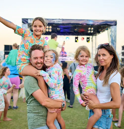 NYE Family on Thomson Lawn