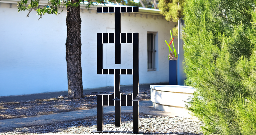 Sculpture named Here by Anne Neil.