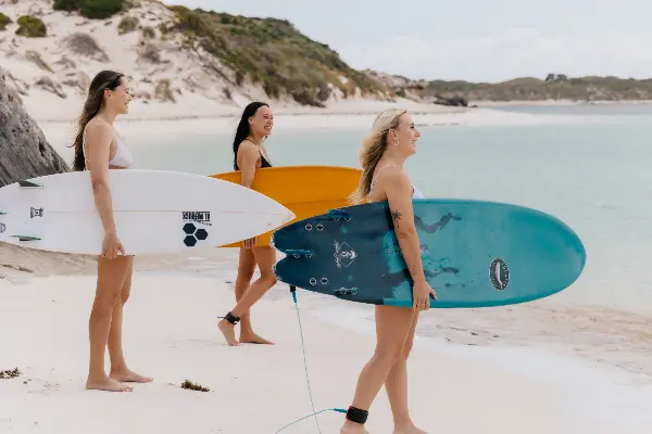 Surfing at Rottnest Island