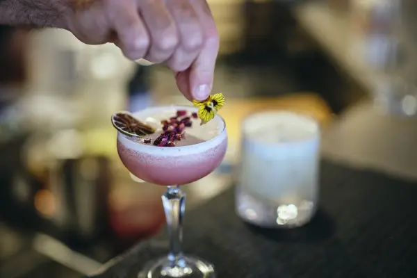 A cocktail at the Samphire